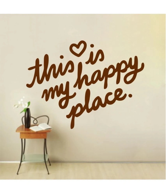 Decor Villa My Happy Place Vinyl Wall Stickers