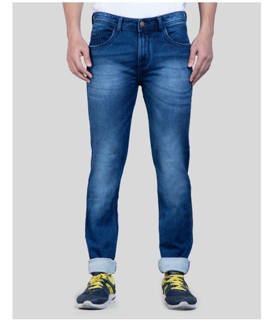 HJ HASASI Blue Regular Fit Jeans - None