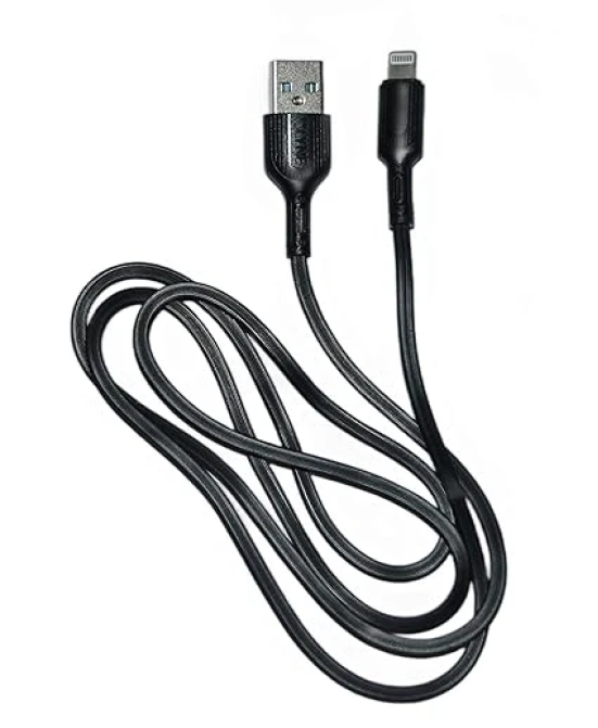 Lyne Flexy 1 2.4Amp 1Mtr Iphone Cable (Black)