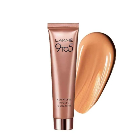 Lakme 9 to 5 Weightless Mousse Foundation-Beige Caramel