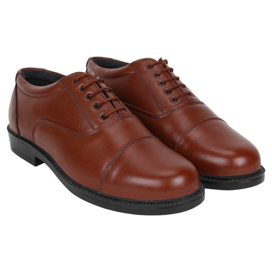 SeeandWear Men`s Leather Police Shoes