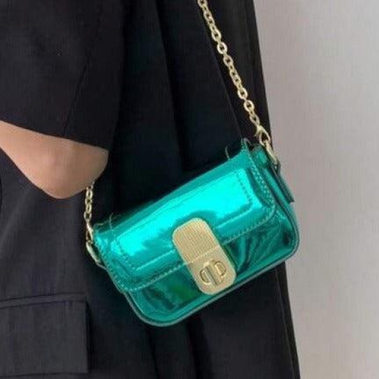 Metallic Women bag-Green