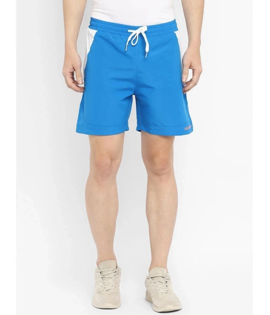 OFF LIMITS - Blue Polyester Mens Running Shorts ( Pack of 1 ) - None