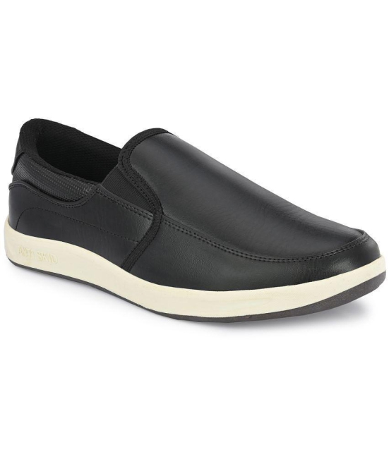 Leeport - Black Mens Slip-on Shoes - None