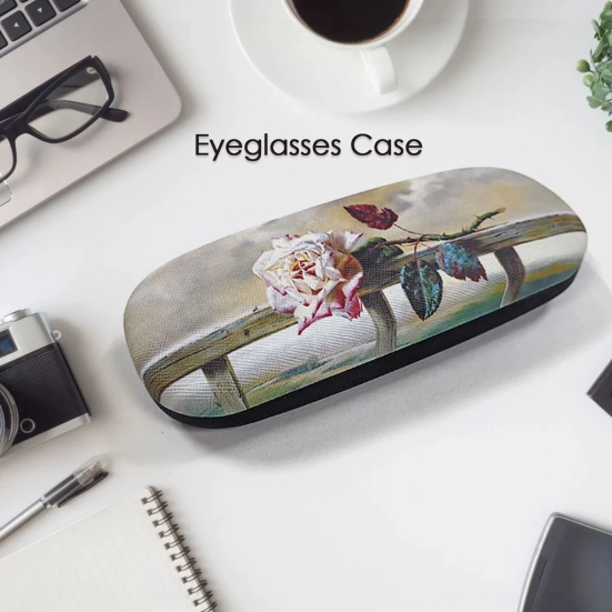 Flowers Decorative Glasses Case Eyeglasses Storage Box (1 Pc / Mix color)