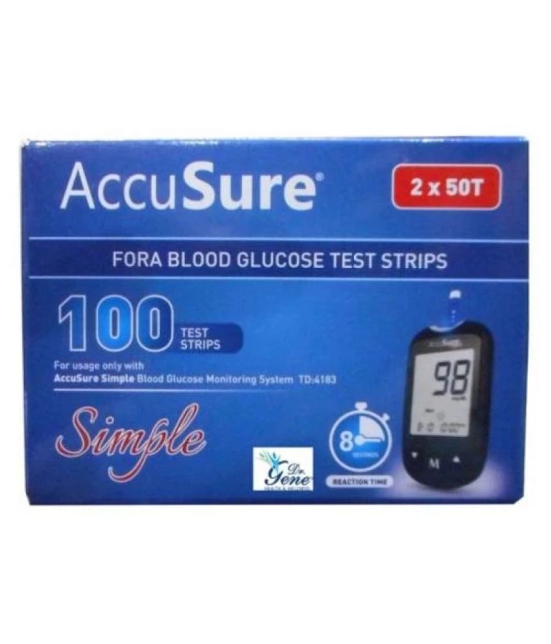 ACCUSURE 100 SIMPLE STRIPS PACK ONLY (50*2)