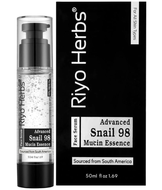 Riyo Herbs Advanced Snail Mucin 98 Essence Serum | For Glowing & Hydrating Skin 50ml