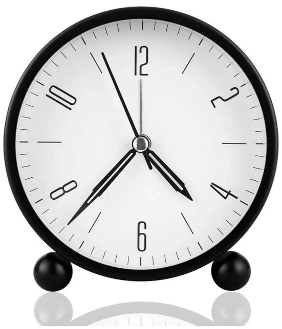 CLOCK Analog Plastic Table Clock - Pack of 1