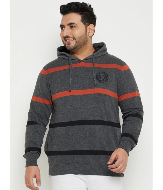 AUSTIVO Fleece Hooded Mens Sweatshirt - Grey ( Pack of 1 ) - None