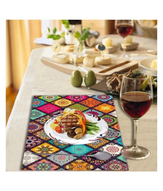 Revexo Set of 6 PVC Table Mats - Multi