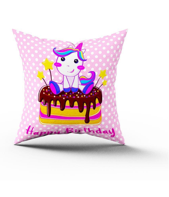 HOMETALES - Multicolor Polyester Gifting Printed Cushion