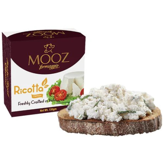 Mooz Formaggio Ricotta, 150 Gm