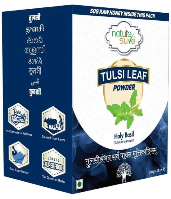 Nature Sure Tulsi Leaf Powder  with Raw Honey Powder 2 gm Pack Of 1