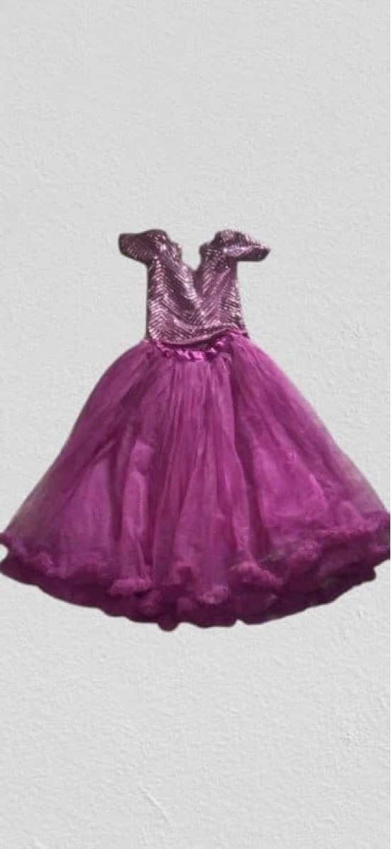 SIMHADRI APPANNA MATCHING CENTER - Girls Pink Sequin and Tulle Party Dress