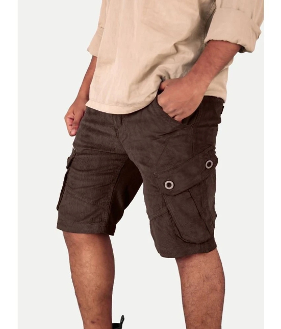 Radprix Brown Cotton Mens Cargos ( Pack of 1 ) - None