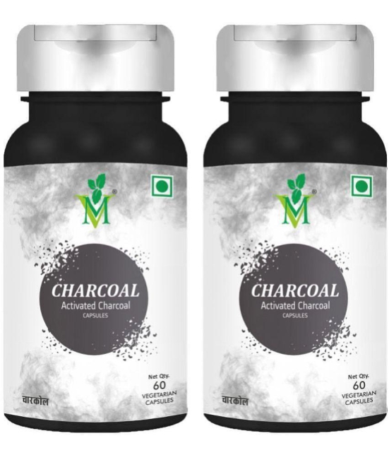 Charcoal Activated Veg. Capsules Pack of 2 - 60's