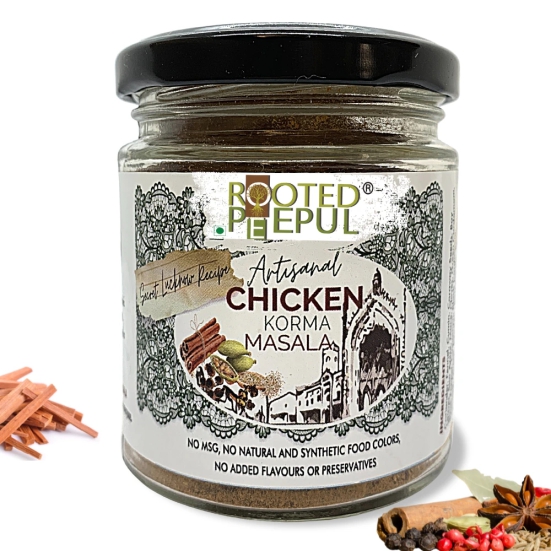 Lucknow Chicken Korma Masala | Authentic Awadhi Spices | More Spice Less Chilli-75 g