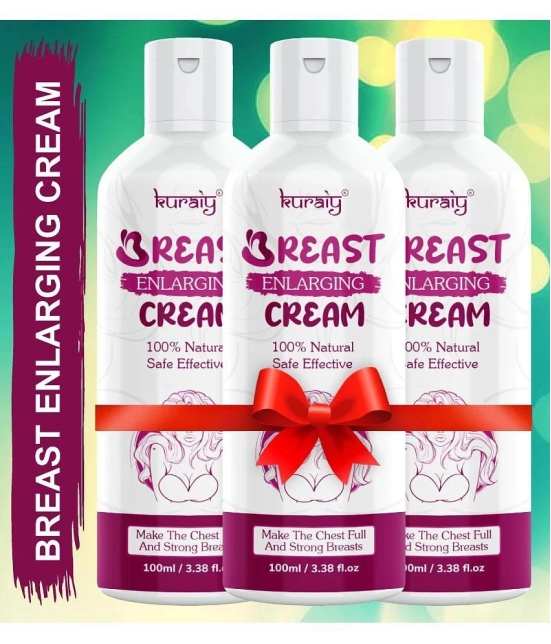 KURAIY Breast Tightening and Lifting Breast Enhancement Cream 100ml Pack Of 3