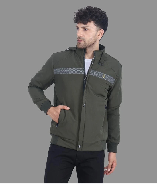 Dollar Polyester Mens Casual Jacket - Green ( Pack of 1 ) - None