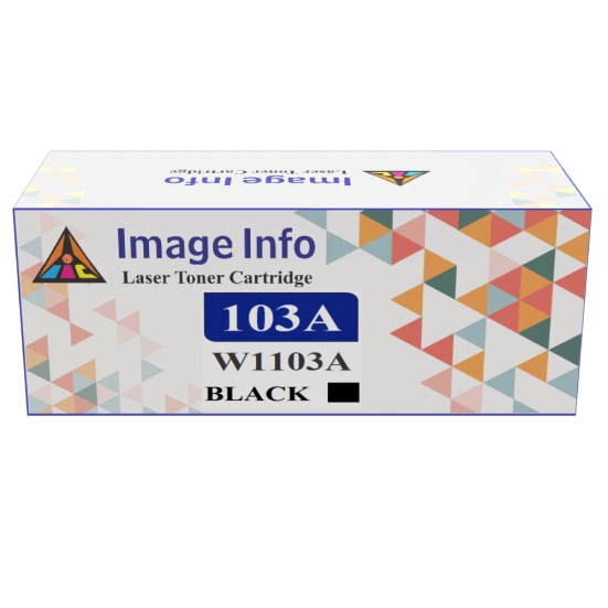 ImageInfo 103A Toner Cartridge for HP 103A / W1103A, 103A Toner Reload Kit for HP Neverstop Laser MFP 1200w, Neverstop Laser MFP 1200a, Neverstop Laser 1000a, Neverstop Laser 1000w-BLACK