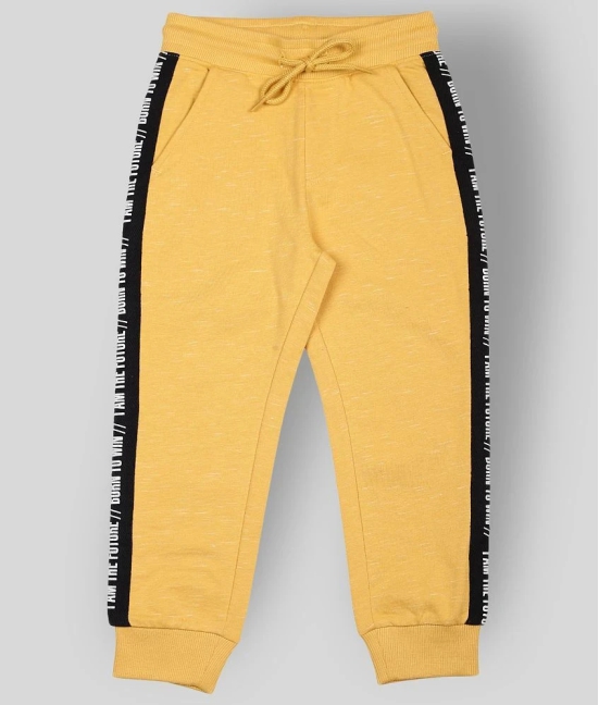 PLUM TREE - Yellow Cotton Boys Trackpant ( Pack of 1 ) - None