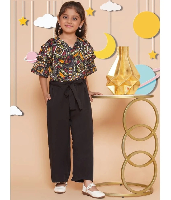 Arshia Fashions - Multicolor Crepe Girls Jumpsuit ( Pack of 1 ) - None