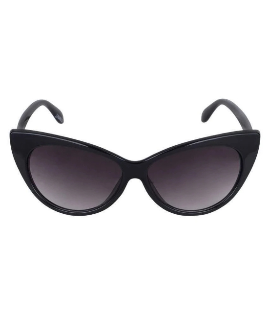 Laurels - Black Cat Eye Sunglasses ( Lsw-Katty-020202 ) - Medium