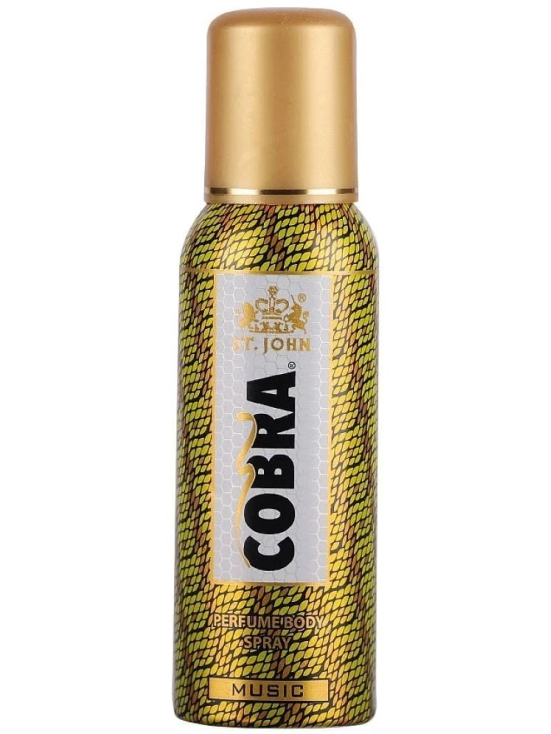 St. John Cobra Music No Gas Deodorant Spray for Men 100 ml ( Pack of 1 )