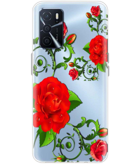 Fashionury Multicolor Printed Back Cover Silicon Compatible For Oppo A16 ( Pack of 1 )