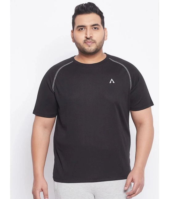 AUSTIVO - Black Polyester Regular Fit Mens Sports T-Shirt ( Pack of 1 ) - None