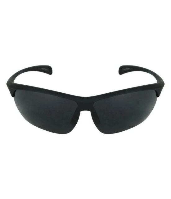 Laurels - Black Wrap Around Sunglasses ( Lsm-Gable-020202 ) - Medium