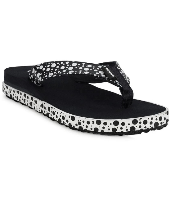 Campus - Black Womens Thong Flip Flop - None