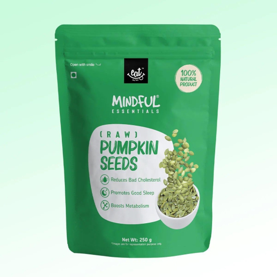 Premium Raw Pumpkin Seeds Protein and Fiber Rich Superfood, 250g Pack of 1 - 250g