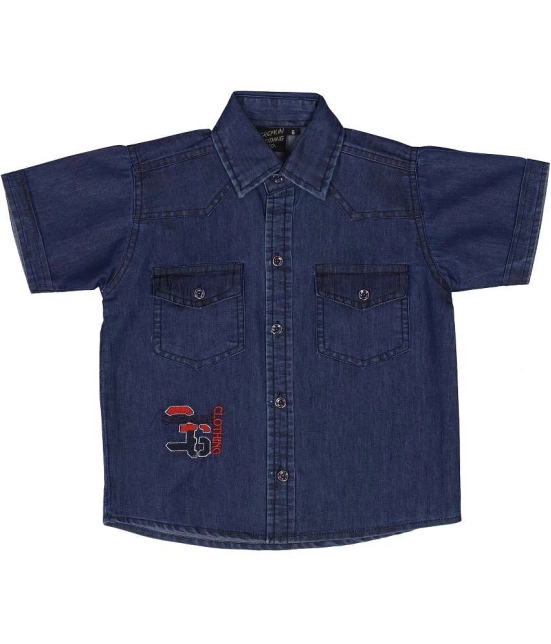 Kids Denim Half sleeves Shirt - None