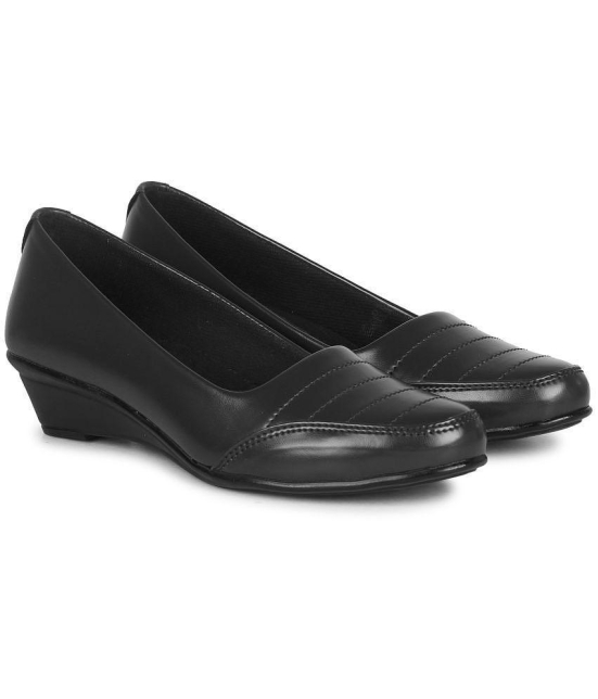 Saheb - Black Womens Formal Ballerinas - None