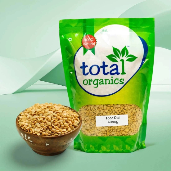 Total Organics Toor Dal 1 Kg, 1 Pc