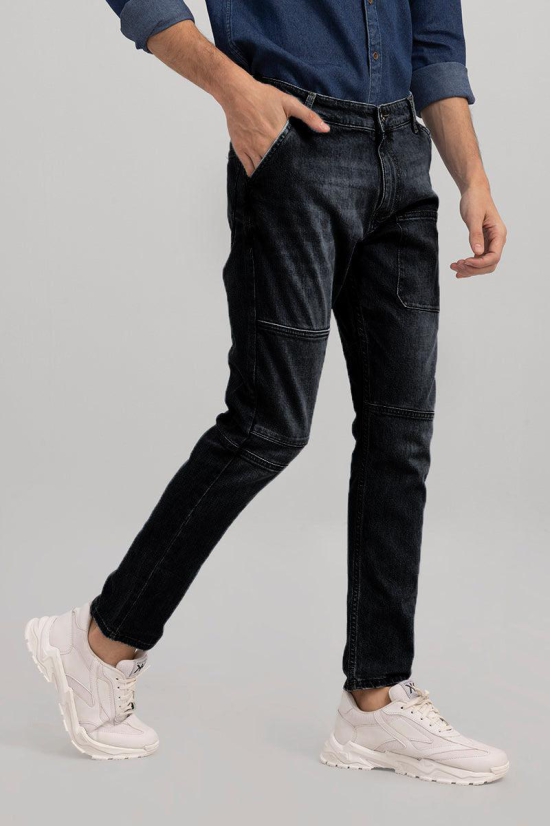 Stone Black Blue Skinny Jeans - Edgy Style and Perfect Fit-32