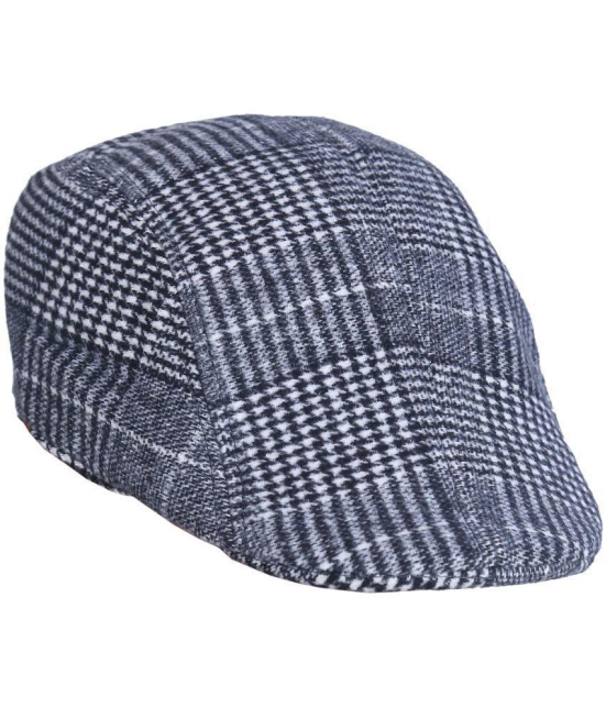 Zacharias Grey Woollen Mens Cap ( Pack of 1 ) - Grey