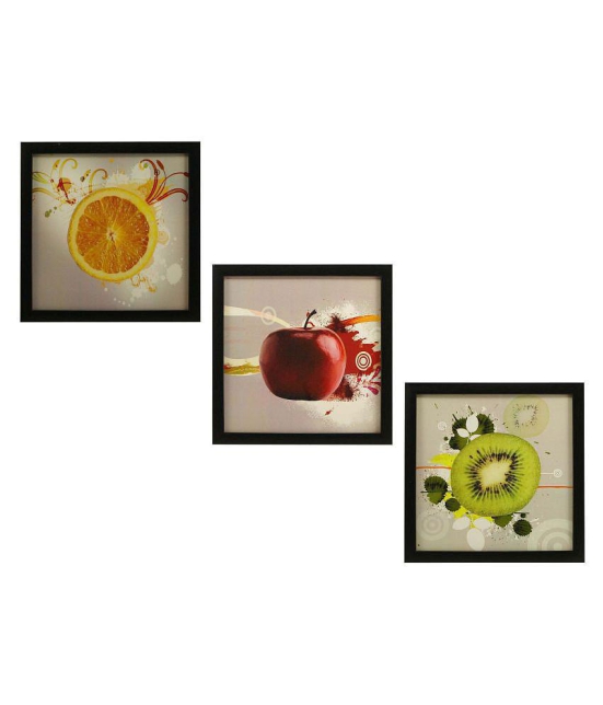 Indianara Kitchen Décor Synthetic Painting With Frame