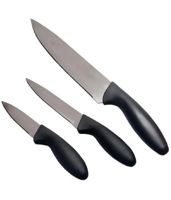 Analog Kitchenware Kitchen Utility Knife Set of 3U - Multicolor