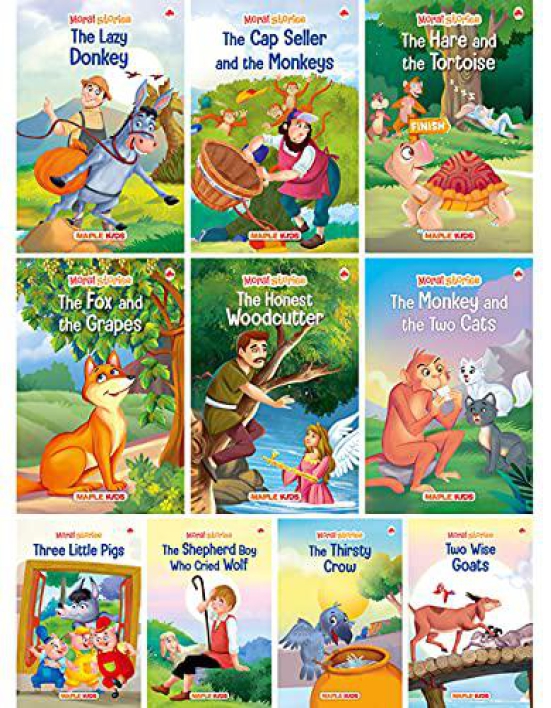 Moral Story Books for Kids (Illustrated)