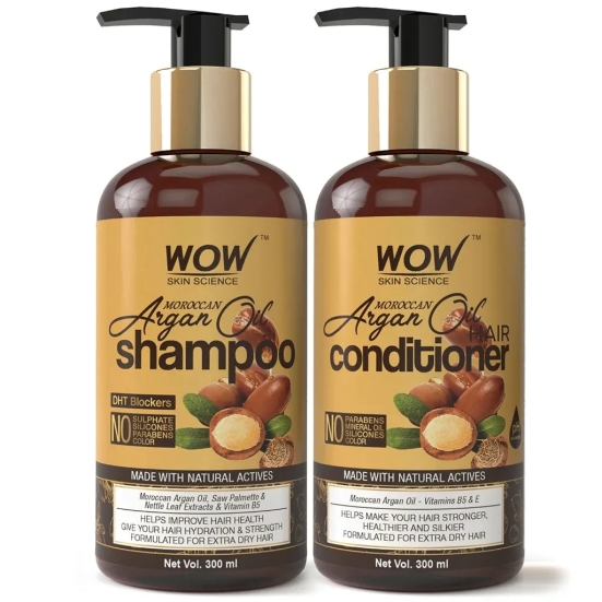 Moroccan Argan Oil Shampoo + Moroccan Argan Oil Conditioner