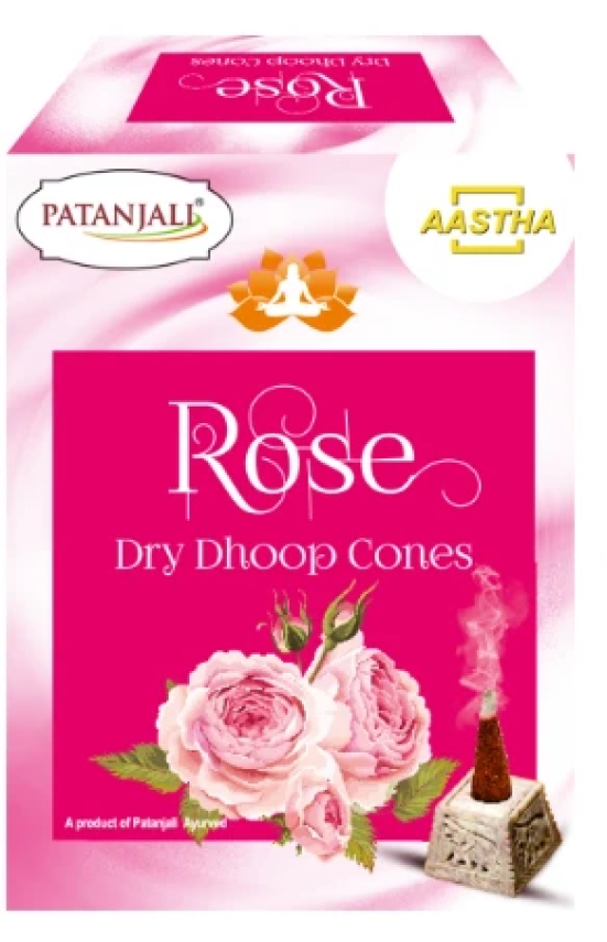 AASTHA ROSE DRY DHOOP STICKS - 10N