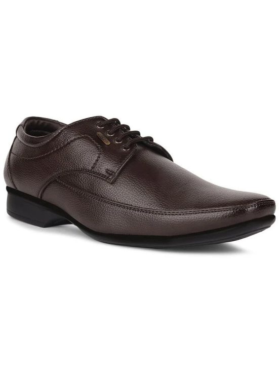 Liberty Brown Mens Derby Formal Shoes - None