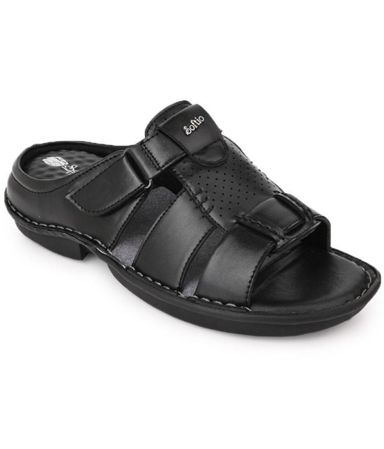 softio - Black Mens Sandals - None