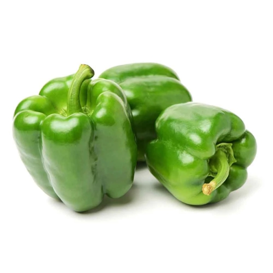 Chillies &Peppers Capsicum Green, 1 Kg