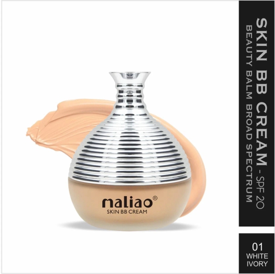 Maliao Beauty Balm Broad Spectrum BB Cream SPF 20 - Enhance and Protect-01 White Ivory