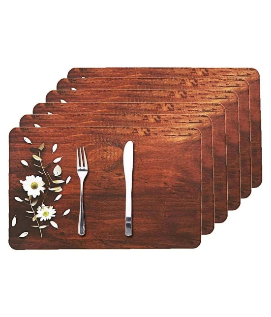 Revexo Set of 6 PVC Table Mats - Multi