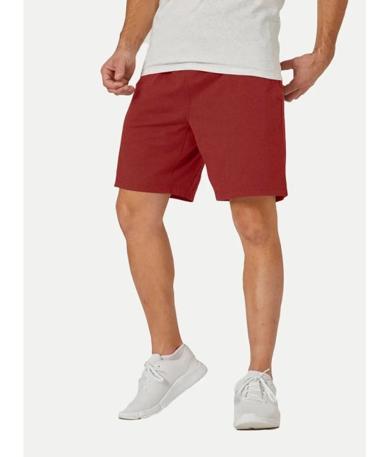 Radprix Red Cotton Mens Shorts ( Pack of 1 ) - None