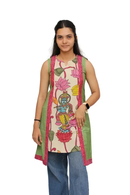 Tisser  Kalamkari Handpainted Kurti /All Size